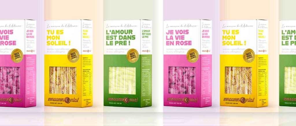 Création des pâtes sans allergènes aux colorants naturels d'herbes aromatiques, légumes et fruits !